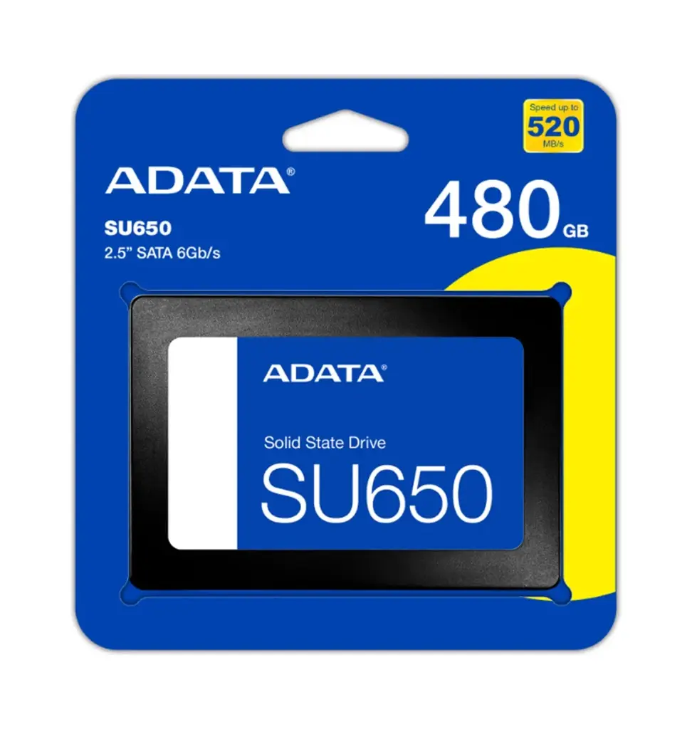 SSD 480GB Sata Adata SU650 860 520mb/s